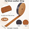 2M Flat AB Grade Cowhide Leather Cord AJEW-WH0479-73B-01-2