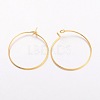 Brass Wine Glass Charm Rings Hoop Earrings X-EC067-2G-2