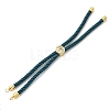 Cotton Cord Bracelet Making KK-F758-03M-G-2