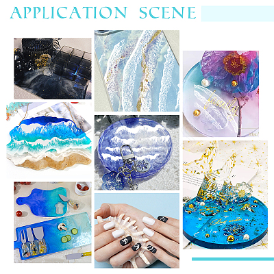 4 Sheets 4 Style 5D Nail Art Stickers STIC-OC0001-04-1