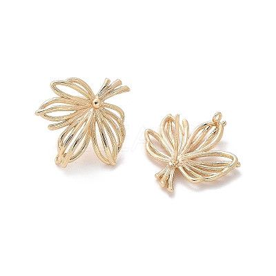 Brass Stud Earrings Finding for Women LS-KK-A244-12G-1