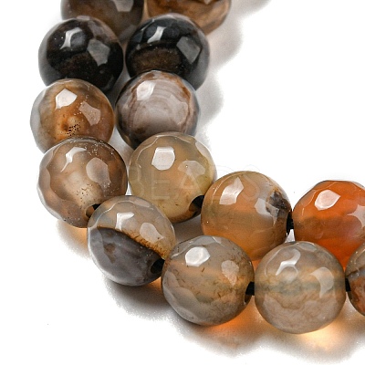 Natural Agate Beads Strands X-G-C082-A01-14-1