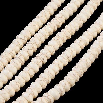 Synthetic Turquoise Beads Strands TURQ-G109-8x5mm-07-1