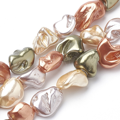 Shell Pearl Beads Strands PEAR-Q008-12A-1