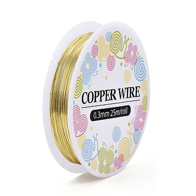 Round Craft Copper Wire X-CW0.3mm007-1