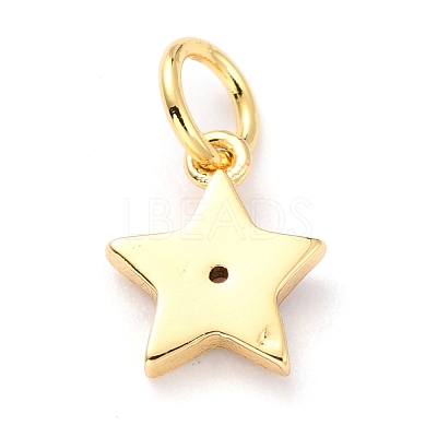 Brass Enamel Pendants KK-M218-10C-RS-1