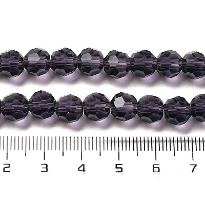 Transparent Glass Beads EGLA-A035-T8mm-D15-1