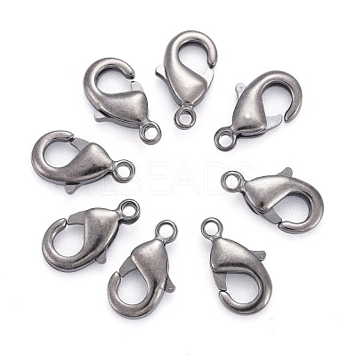 Brass Lobster Claw Clasps KK-901-B-NF-1