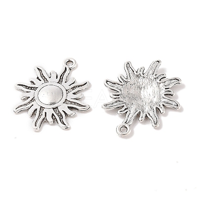 Tibetan Style Alloy Sun Pendants LS-TIBEP-S291-12-RS-1