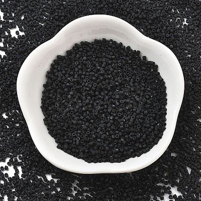 Frosted Colours Glass Seed Beads SEED-H003-06F-1