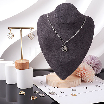 24Pcs 3 Styles 2 Colors Alloy with Crystal Rhinestone Pendants ALRI-TA0001-23-1