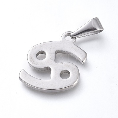 Non-Tarnish 304 Stainless Steel Pendants STAS-L210-06H-P-01-1