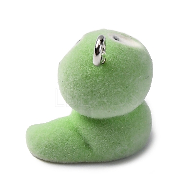 Flocky Animal Resin Pendants FIND-S001-03C-1