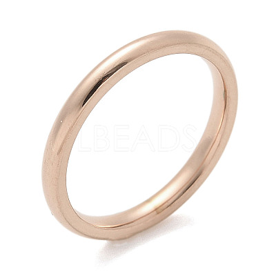 304 Stainless Steel Plain Band Rings STAS-I160-E-KCG-1