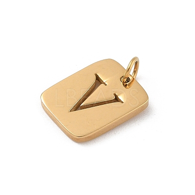 304 Stainless Steel Charms LS-STAS-R001-01G-V-1