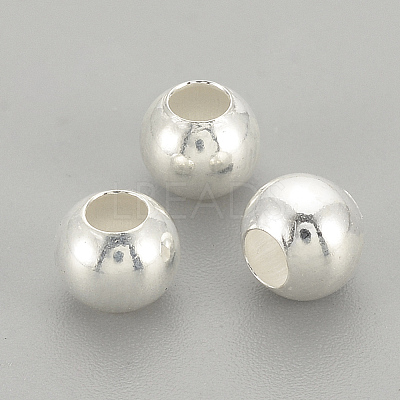 925 Sterling Silver Beads STER-S002-12-4mm-1