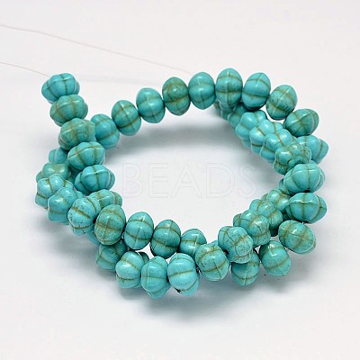 Dyed Synthetic Turquoise Bead Strands G-M148-06-D-1