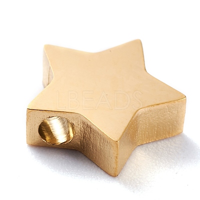 Ion Plating(IP) 304 Stainless Steel Charms STAS-O139-09G-1