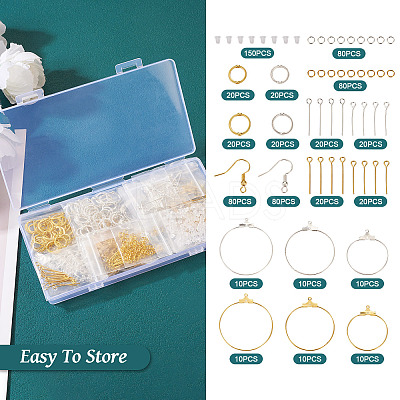 DIY Earring Making Finding Kit DIY-TA0005-03-1