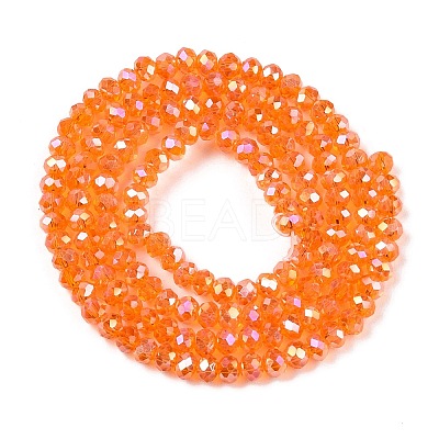 Electroplate Glass Beads Strands EGLA-A044-T2mm-B25-1