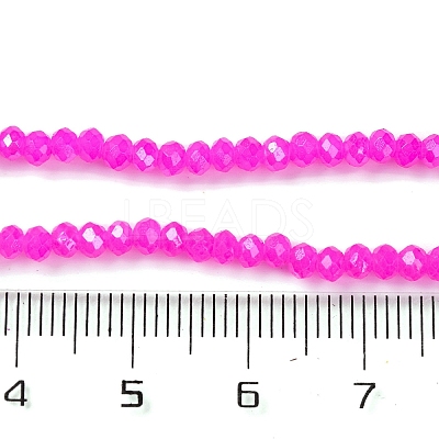 Baking Electroplate Glass Beads Strands X-DGLA-A039-J4mm-B24-1