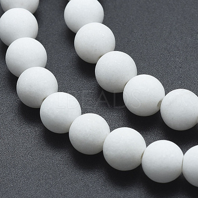 Natural Mashan Jade Beads Strands G-K245-01J-10mm-1