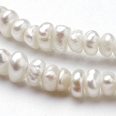 Natural Cultured Freshwater Pearl Beads Strands PEAR-F004-67A-1