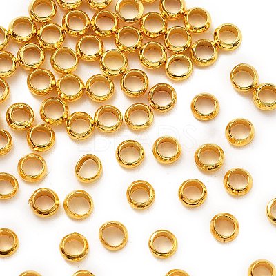 Brass Crimp Beads KK-S509-01G-05-1