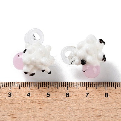 Handmade Lampwork Pendants LAMP-L078-004A-1