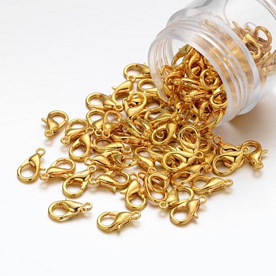 Zinc Alloy Lobster Claw Clasps E102-G-1