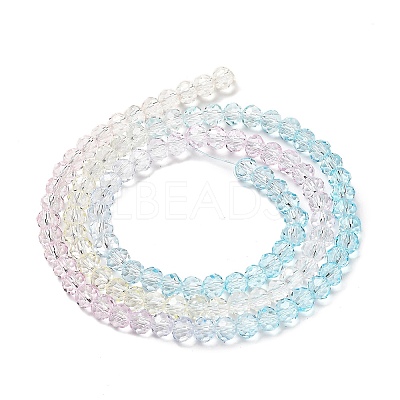 Transparent Painted Glass Beads Strands LS-DGLA-A034-T3mm-A21-1