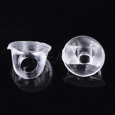 Transparent AS Plastic Charm Base Settings FIND-T064-006B-01-1