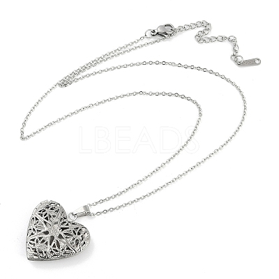 201 Stainless Steel Cable Chain Necklaces NJEW-M050-04B-P-1-1