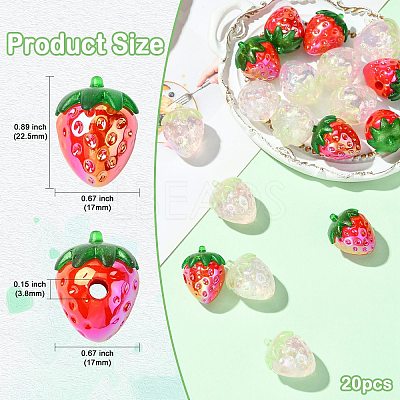 20Pcs 2 Colors Electroplate Opaque Acrylic Pendants PACR-CJ0001-43-1