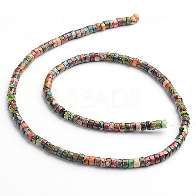 Dyed & Heated Natural Imperial Jasper Beads Strands X-G-M276-06-B-1