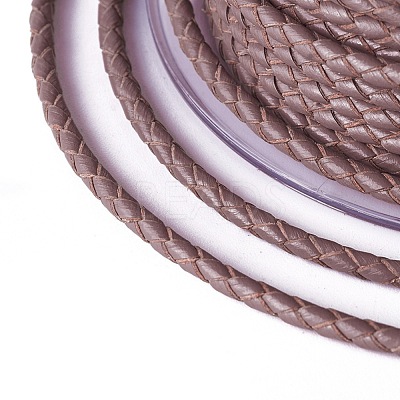 Braided Cowhide Cord WL-I004-3mm-D-08-1