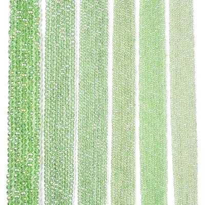 Electroplate Glass Beads Strands EGLA-A044-T8mm-B09-1