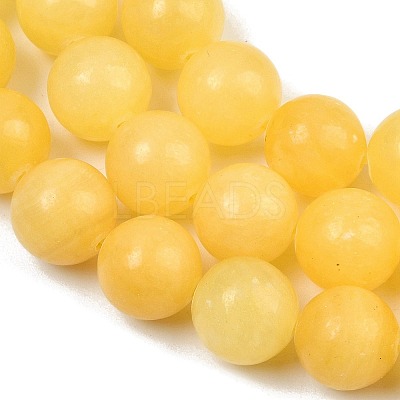 Natural Yellow Calcite Beads Strands GG-CBAA3AB-02-14mm-1