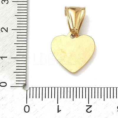 304 Stainless Steel Pendants STAS-D225-05G-1