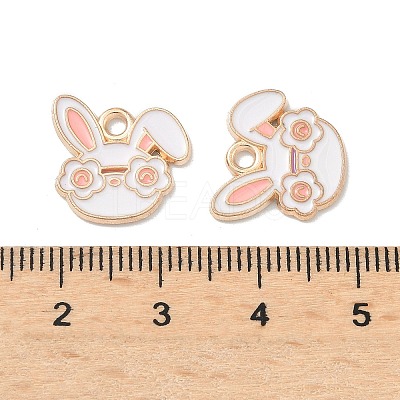 Easter Alloy Enamel Pendants LS-ENAM-I055-01KCG-03-1