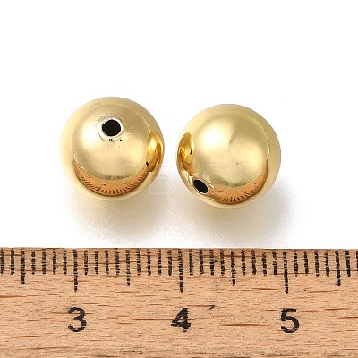 Rack Plating Brass Beads KK-K373-08E-G-1