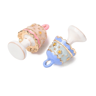 Alloy Enamel Pendants AL-CBA90C6-04-1