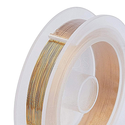 Round Copper Wire for Jewelry Making CWIR-BC0004-0.15mm-07-1