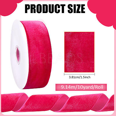 Velvet Ribbon OCOR-WH0078-529A-1