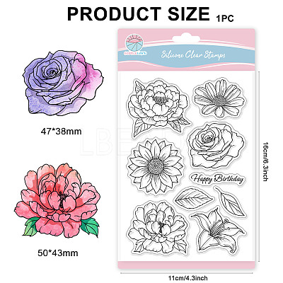 Custom PVC Plastic Clear Stamps DIY-WH0448-0795-1