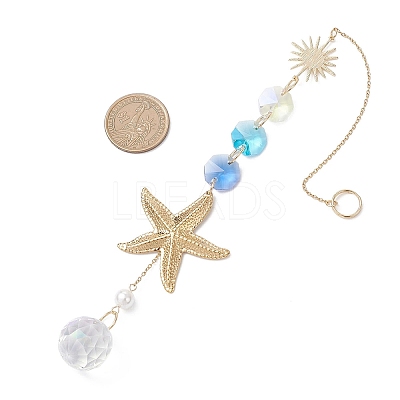 Glass Hanging Suncatchers HJEW-JM04579-02-1