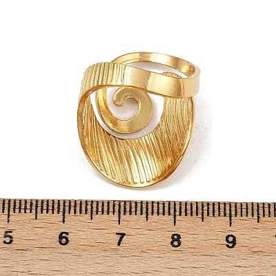 304 Stainless Steel Cuff Open Rings for Women RJEW-H255-01G-05-1