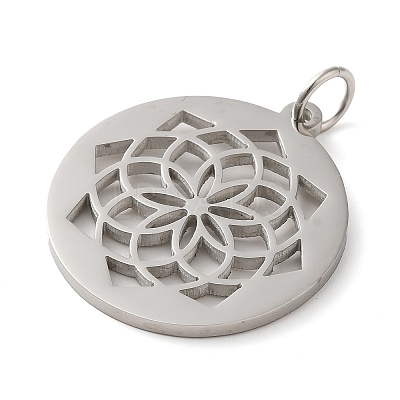 Non-Tarnish 304 Stainless Steel Pendants STAS-C086-05D-P-1