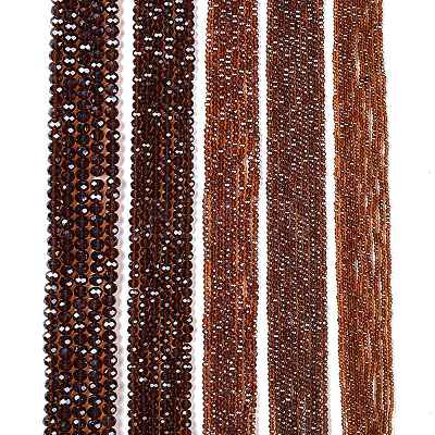 Electroplate Glass Beads Strands EGLA-A044-T8mm-A02-1