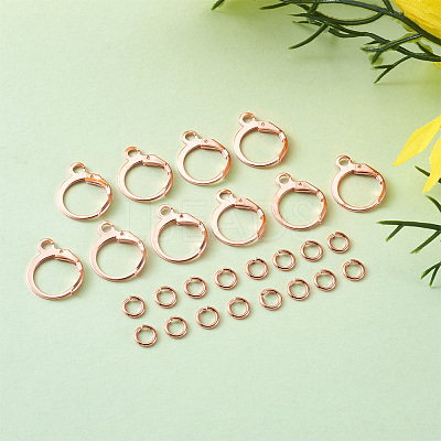 Brass Leverback Earring Findings KK-TA0007-89RG-1
